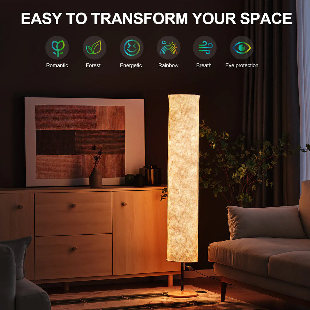 RGB Remote Control LED Floor Lamp for Living Room