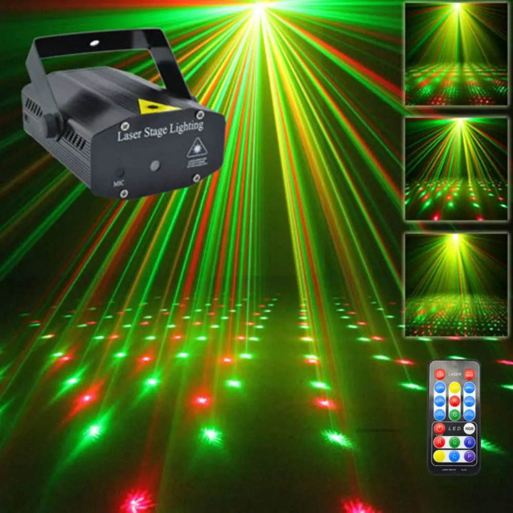 Mini Laser Projector LED Starry Sky RGB Stage Light