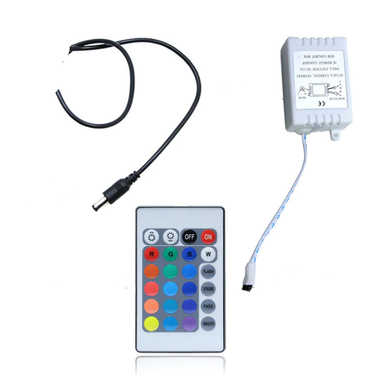 Remote RGB Colorful Indoor Foot Lamp & LED Car Atmosphere Light