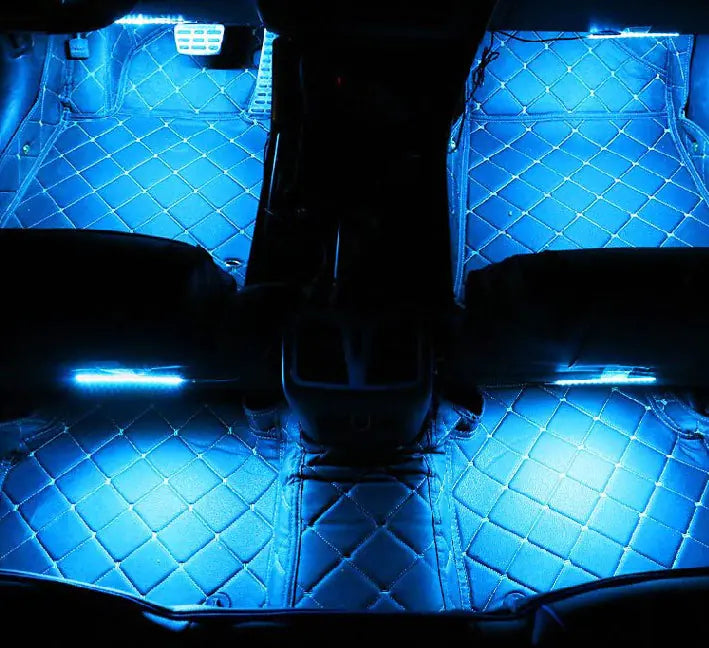 Remote RGB Colorful Indoor Foot Lamp & LED Car Atmosphere Light