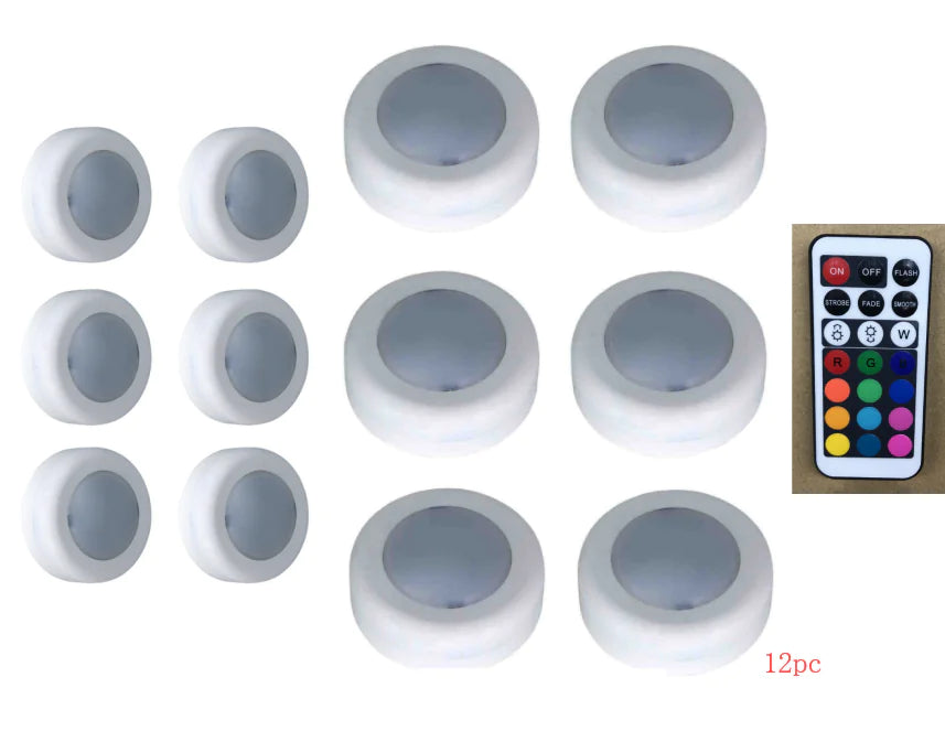 RGB LED Remote Control Night Light for Atmosphere